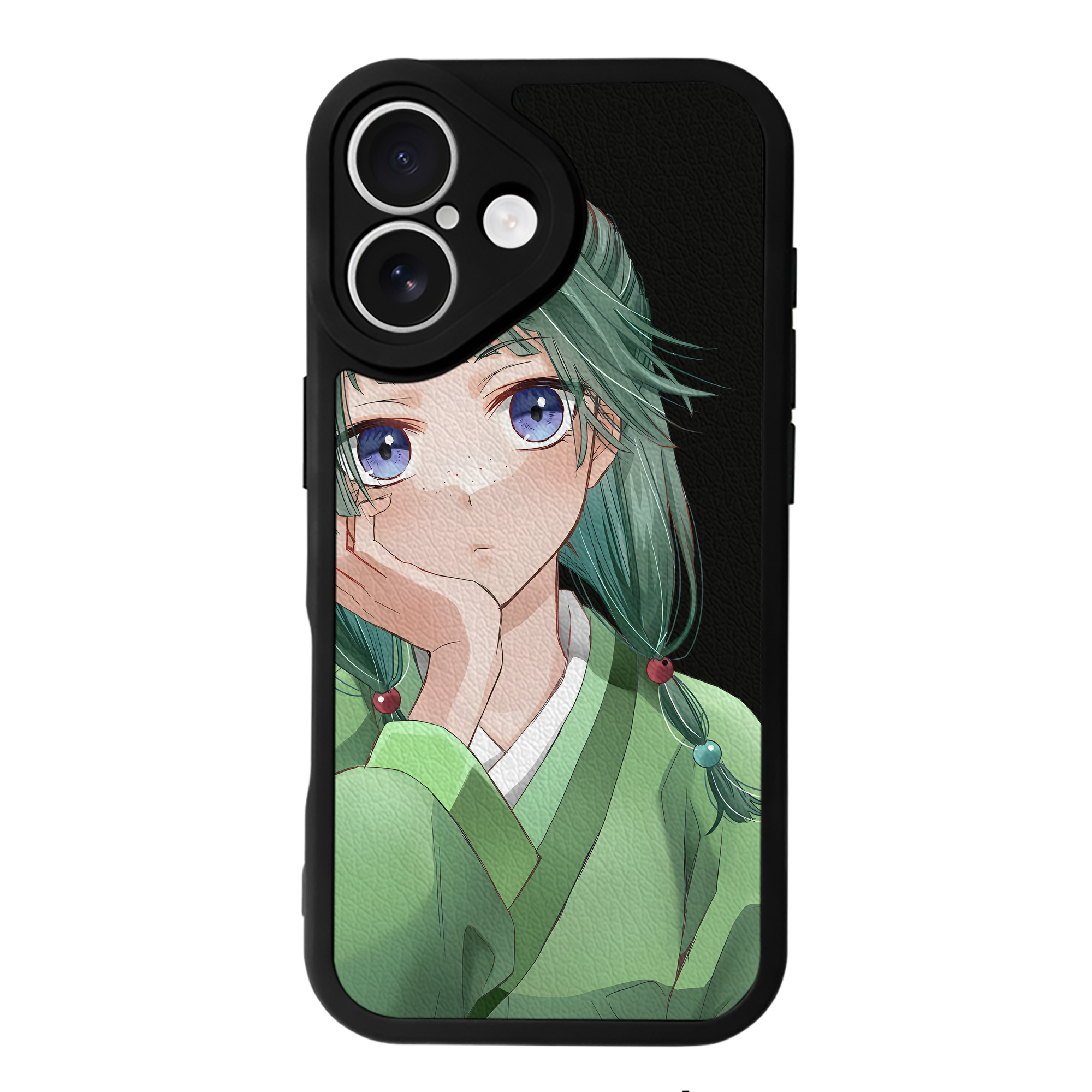 （画像用） 薬屋のひとりごと The Apothecary Diaries 【iPhone 16シリーズ対応】シリコンスマホケース（レザー調） 材質：シリコン